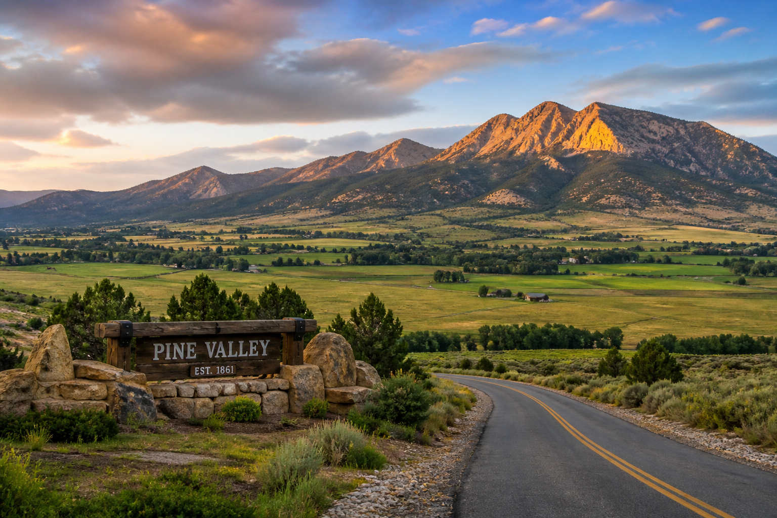 Enterprise, Utah rural foothill community — homes and land for sale